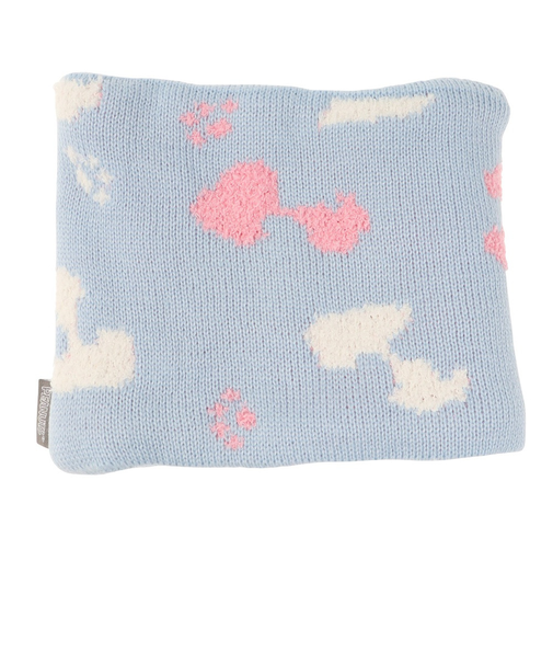 ベスプ(VESP)ジュニア ネックウォーマー SNJN1010SX サックス ブルー スヌーピー もこもこ 防寒 スキー スノーボード 雪遊び