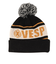 ベスプ（VESP）ジュニア 帽子 ニットキャップ VPJB1003BK ブラック ニット帽 ポンポン スキー スノーボード 雪遊び