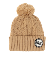 ベスプ（VESP）ジュニア 帽子 ニットキャップ VPJB1004BE ベージュ ニット帽 ポンポン スキー スノーボード 雪遊び