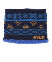 ベスプ（VESP）ジュニア ネックウォーマー VPJN1001NV ネイビー ブルー 防寒 秋冬 スキー スノーボード 雪遊び