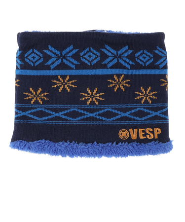 ベスプ(VESP)ジュニア ネックウォーマー VPJN1001NV ネイビー ブルー 防寒 秋冬 スキー スノーボード 雪遊び