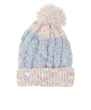 ベスプ(VESP)ジュニア 帽子 ニットキャップ SNJB1022SX サックス ブルー スヌーピー ニット帽 ポンポン スキー スノーボード 雪遊び