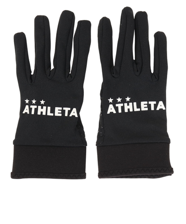 アスレタ(ATHLETA)サッカー 防寒 手袋 ジュニア フィールドグローブ 5300J BLK