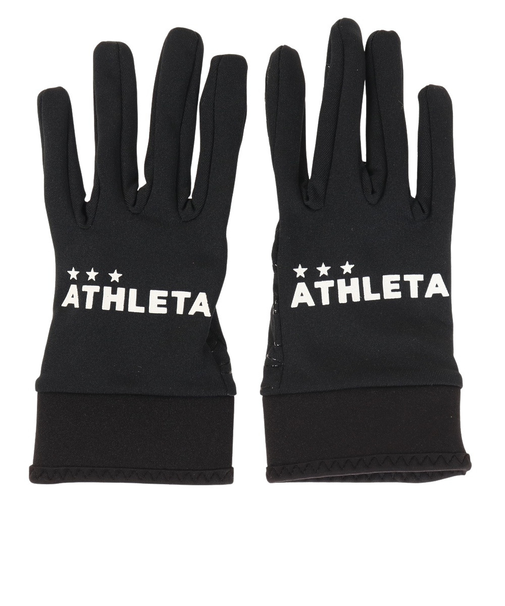 アスレタ(ATHLETA)サッカー 防寒 手袋 ジュニア フィールドグローブ 5300J BLK