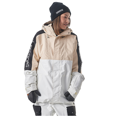 セッションズ（SESSIONS）スノーボード ボードウェア ジャケット SCOUT INSULATED ジャケット SSFW220005 ベージュ
