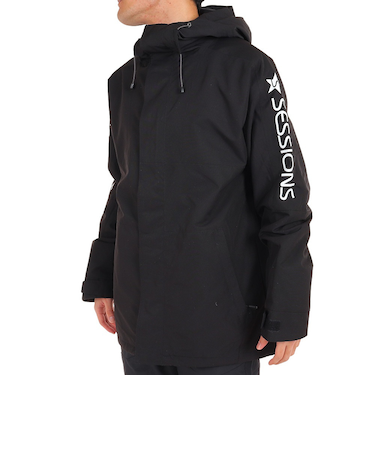 セッションズ（SESSIONS）スノーボード ボードウェア ジャケット SCOUT INSULATED ジャケット SSFW220005 ブラック