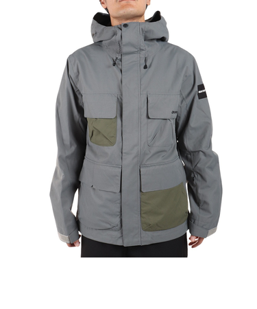 ボンファイア（Bonfire）スノーボード ボードウェア ジャケット PITCH SHELL JACKET BBFW220012 グレー