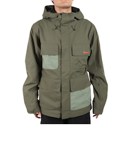 ボンファイア（Bonfire）スノーボード ボードウェア ジャケット PITCH SHELL JACKET BBFW220012 カーキ