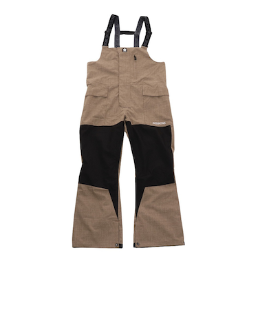 セッションズ(SESSIONS)スノーボード ボードウェア パンツ SIGNAL BIB SSFW220007 ベージュ