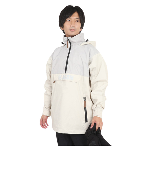 エアボーン(ARBN)22-23 スノーボード ボードウェア ジャケット ホカジャケット ABJ12104 OWHT オフホワイト スノボ 防水 撥水