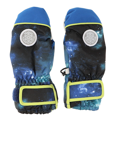レセーダ（RESEEDA）ジュニア 子供 ミトン グローブ スキー スノーボード スノボ 雪遊び ネイビー 宇宙柄 TODDLER MITTEN REA551…