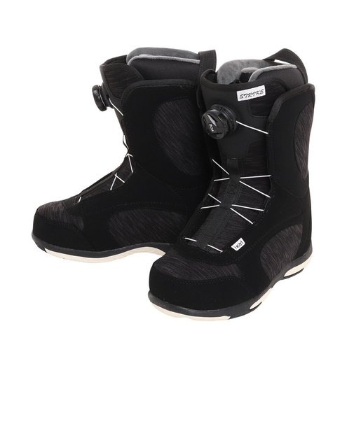ヘッド（HEAD）スノーボードブーツ ダイヤル式 ブラック 22-23 STRIKE BOA W 簡単