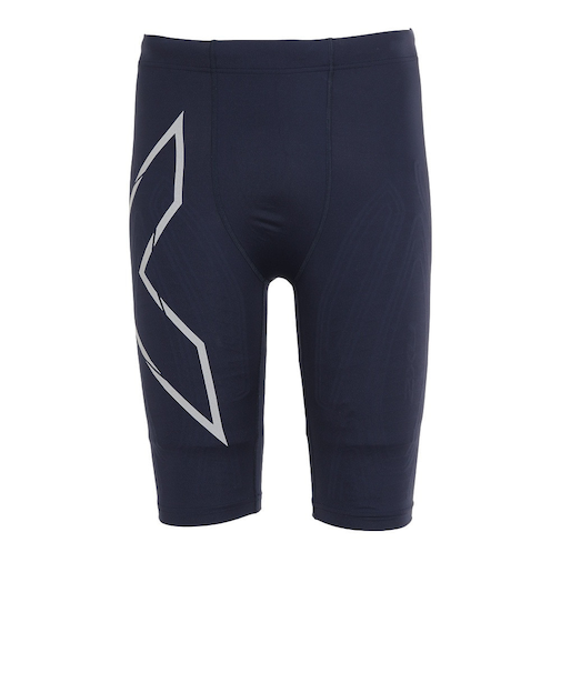 ツー・タイムズ・ユー(2XU)MCS ラン コンプレッションショーツG3 MA5331B-MDN/SRF ネイビー