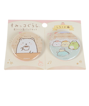 名シーン缶バッジ 2個セット しろくま AB11201