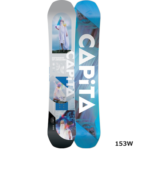 キャピタ（CAPITA）スノーボード板 23 ディーオーエー ワイド 1221106 ハイブリッドキャンバー