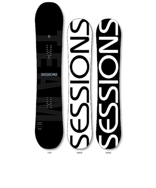 セッションズ（SESSIONS）スノーボード板 スノボ デッキ 23 TEAM