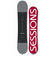 セッションズ（SESSIONS）スノーボード板 スノボ デッキ 23 OUTSIDER 22100226 GY/CH 2022-2023 グレー×ブラック