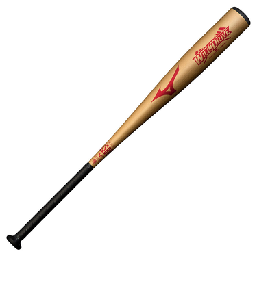 ミズノ（MIZUNO）軟式用バット 野球 一般 ウィルドライブ レッド 84cm/平均700g 1CJMR16084 50