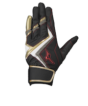 ミズノ（MIZUNO）バッティンググローブ 両手用 野球 ウィルドライブ レッド 1EJEA24009