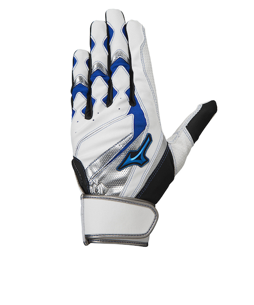 ミズノ（MIZUNO）バッティンググローブ 両手用 野球 ウィルドライブ ブルー 1EJEA24501