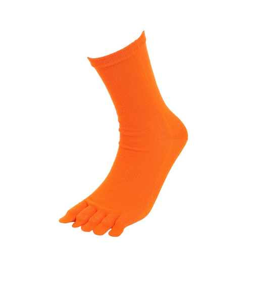 イトイエックス(itoix)5本指ソックス セミロング PSO-06-ORG