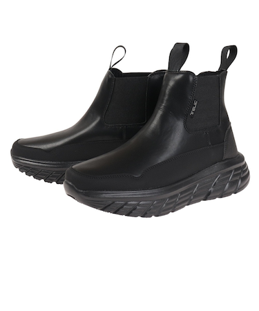 ショートブーツ 黒 ブラック ALL ROADS-SG TL-006 カジュアルシューズ サイドゴア 厚底 防水 防滑