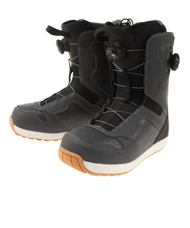 エアボーン(ARBN)スノーボードブーツ ダイヤル式 23 NT W A-TOP AB33WSB1418 CHA チャコールグレー BOA 簡単