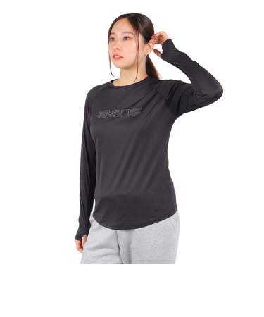 スキンズ（SKINS）ロングスリーブランニングシャツ 185-27910-019