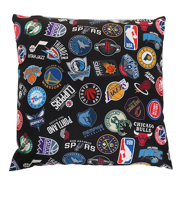 エヌビーエー（NBA）NBAクッション ALLOVER(color) NBA35880