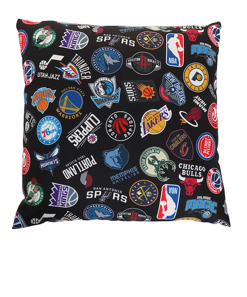 エヌビーエー（NBA）NBAクッション ALLOVER(color) NBA35880