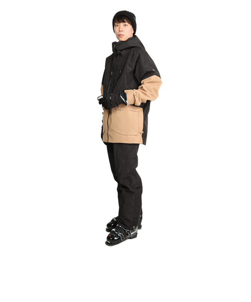 エアボーン（ARBN）22-23 スキーウェア スーツ 上下セット HORIZON AB33WW1397 BLK ブラック 撥水 抗菌防臭