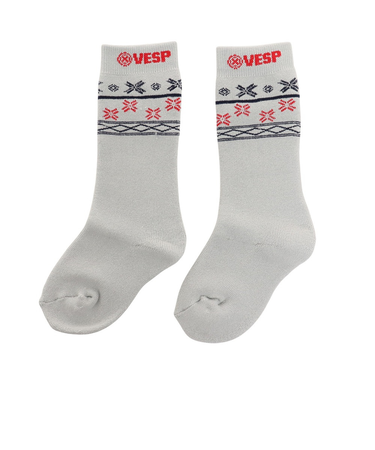 ベスプ（VESP）靴下 スキー スノーボード 冬 ウィンター キッズ ソックス VPJK2001GR
