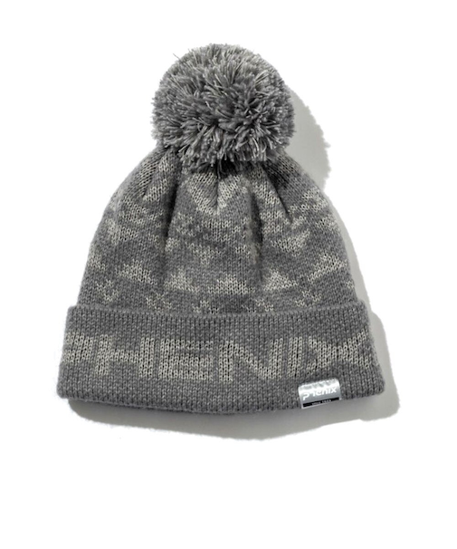 フェニックス（PHENIX）ジュニア ニット帽 Ethnic Double Boys Bon Beanie ESB22HW14 GRAY