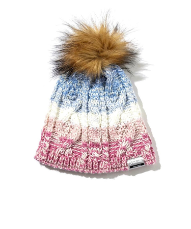 フェニックス（PHENIX）ジュニア ニット帽 Gradation Fur BEANIE ESG22HW60 PINK