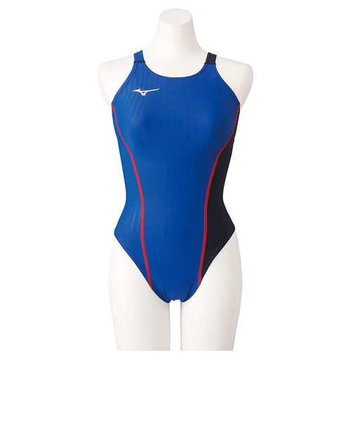 Mizuno 競泳水着 青 ショートボクサータイプ マイティライン Mサイズ SH_N2MGB76483_XL.jpg