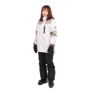 エアボーン（ARBN）スキーウエア 上下セット セットアップ 23 STYLISH-L スーツ AB33WW1402 KHK カーキ