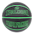 スポルディング（SPALDING）バスケットボール 7号球 ストリートファントム ラバー ブラック×グリーン 84-384Z