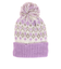 その他ブランド（OTHER BRAND）ジュニア 帽子 ニット帽 ポンポン ラベンダー POM ニットキャップ 335NN2DW0021 LVD 防寒 雪あそ…