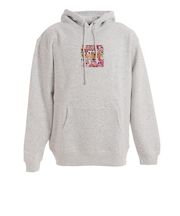 パーカー スノーボード スノボ スウェットパーカー モンスター 裏起毛 アッシュ OLA2201ASHMO