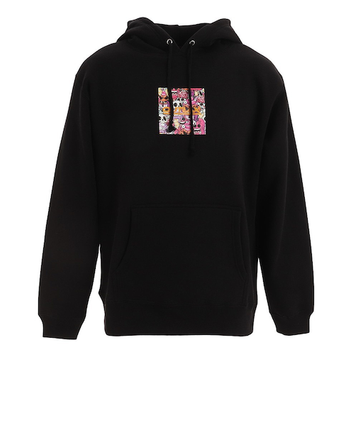 パーカー スノーボード スノボ スウェットパーカー モンスター 裏起毛 ブラック OLA2201BLMO