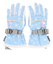 ベスプ(VESP)ジュニア グローブ スキー スノーボード スノボ 雪遊び スヌーピー コラボ SNJG1012SX サックス