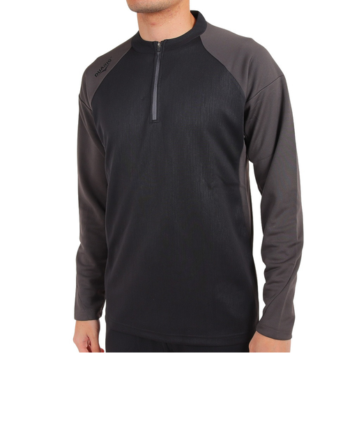 デュアリグ(DUARIG)サッカーウェア 防泥スリムフィットハーフジップシャツ 2S8203-SCWR-741UK DGRY