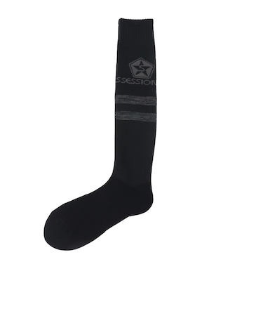 セッションズ（SESSIONS）靴下 切替 柄ソックス 2340004BLK