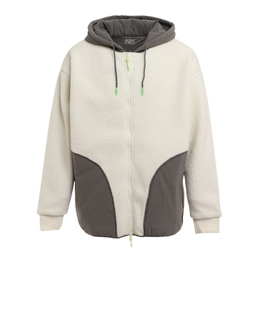 ウィッテム（HUITIEME）ボアフリース フルジップパーカー 191-57011-006