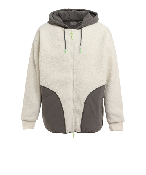 ウィッテム（HUITIEME）ボアフリース フルジップパーカー 191-57011-006