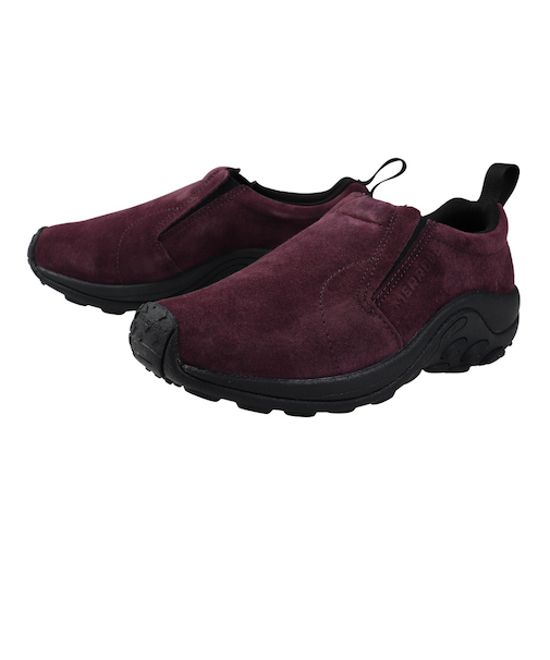 メレル（MERRELL）モックシューズ スリッポン 撥水加工 ジャングル モック 005026 エンジ BURGUNDY スニーカー 秋冬用 室内履き 軽量
