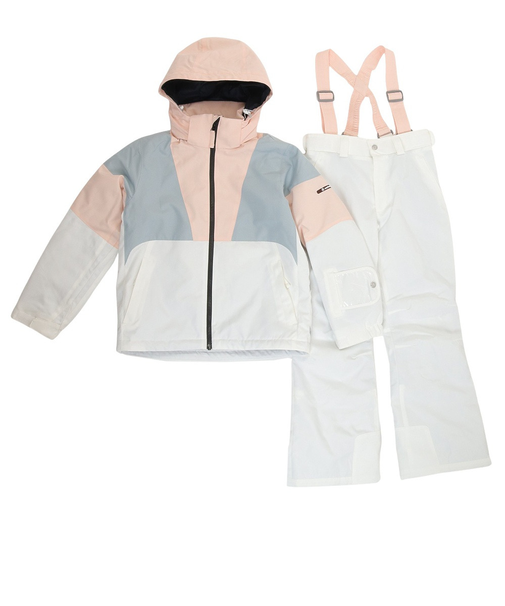 エアボーン(ARBN)ジュニア 子供 スキーウェア 上下セット サイズ調整 23 VERTICAL GIRL SUIT AB33WW1408J 吸湿発熱 12…