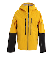 J.LINDEBERGスキーウェア メンズ ジャケット イエロー ブラック 防寒 防風 防水 Aerial Pro Shell JK 074-57016-01…