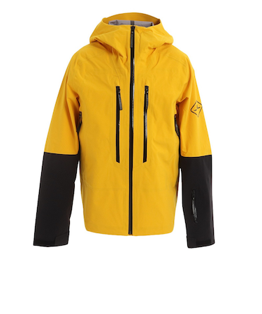 J.LINDEBERGスキーウェア メンズ ジャケット イエロー ブラック 防寒 防風 防水 Aerial Pro Shell JK 074-57016-01…