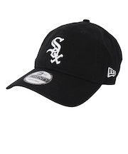 ニューエラ（NEW ERA）帽子 9TWENTY クロスストラップ ウォッシュドコットン シカゴ・ホワイトソックス ブラック × ホワイト 13562191 …